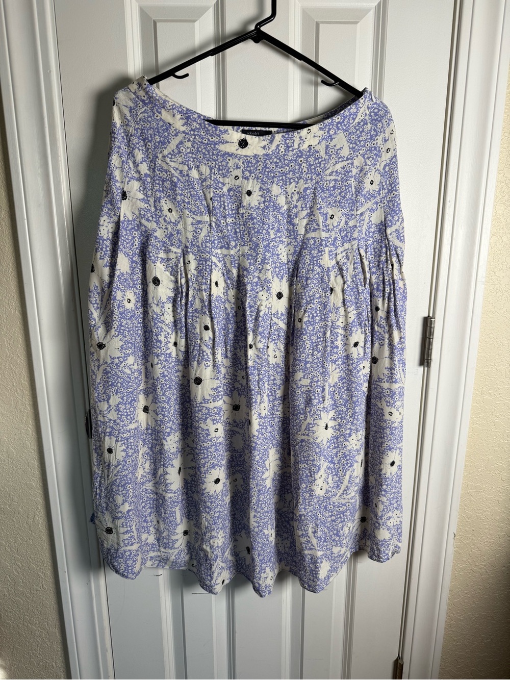 Floral Lavender Midi Skirt